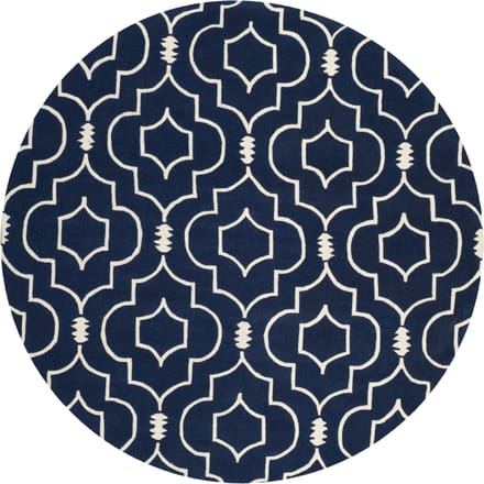Vloerkleed Morgan rond handgemaakt wol | Safavieh