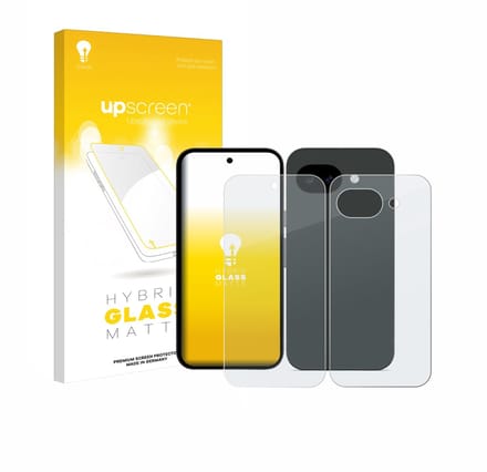 upscreen - Screenprotector voor Google Pixel 10a (Voor+Achter) - Folie Beschermfolie Beschermglas matte