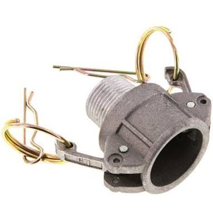 Camlock DN 20 (3/4'') Koppeling AluminiumR 3/4'' met buitendraad Type B MIL-C-27487