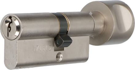 S2 veiligheidscilinder S6 K40/50 SKG 2, knopcilinder (verschillend sluitend)