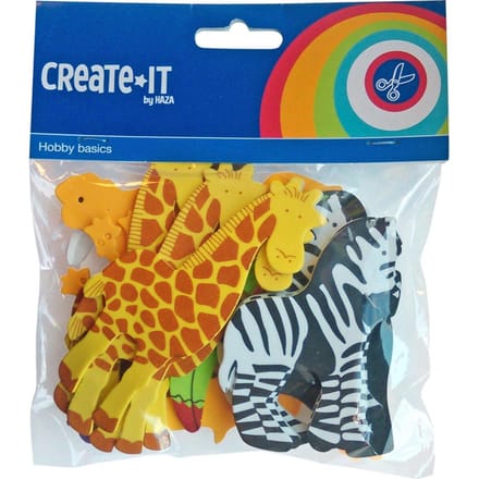 Haza Witbaard Foam stickers Animals 32 pcs.
