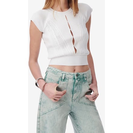 IRO Paris Nabi Pullover White Size: L | Sweaters Outlet | Dames | Wit