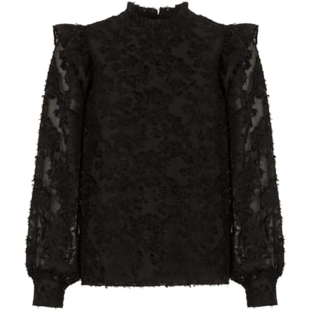Freebird Blouse  Zwart Bambie Wv-soft-hairy-25-3