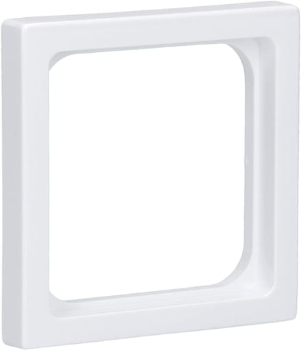 Centrale Schijf - Wandplaat - Schakelaar Afdekken - Schroefbevestiging - 7.4 x 1.6 cm - Wit