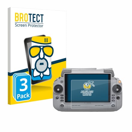 BROTECT - Screenprotector voor DJI RC Plus 2 - Folie Beschermfolie Beschermglas matte 3 Stuks
