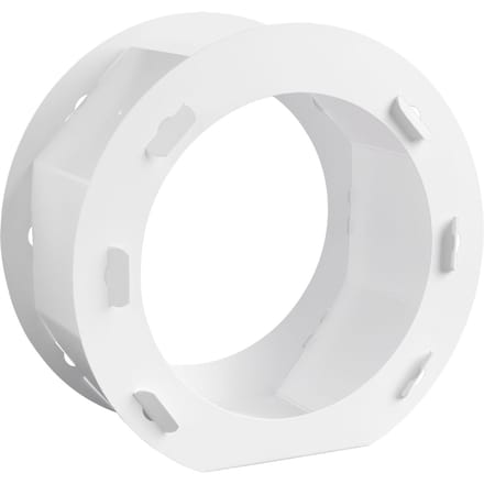Lantaarn blanco "Rond" - Wit