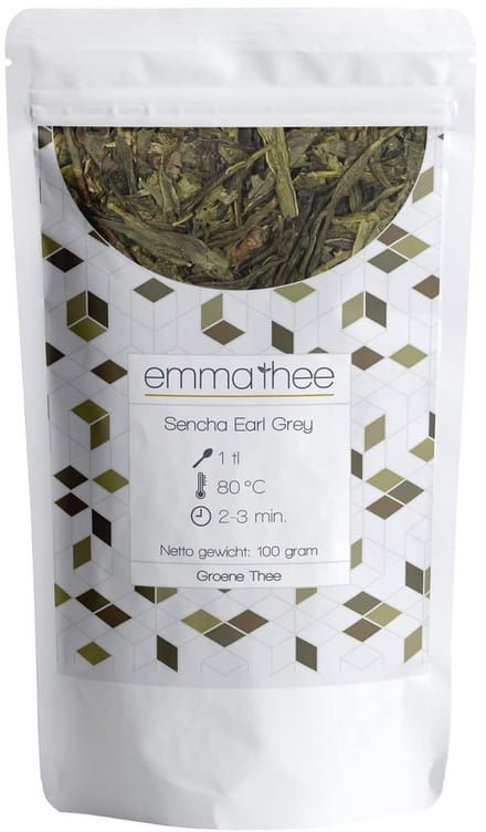 Sencha Earl Grey 100 Gram - Losse Thee - Puur & Natuurlijk - Fris & Bergamot