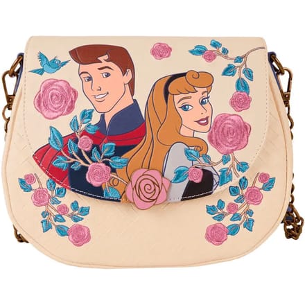 Disney Loungefly Crossbody Sleeping Beauty Princess Aurora Prince Phillip