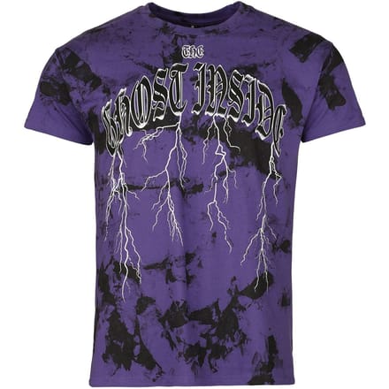 Ghost Inside, The T-shirt - Thunder - S tot M - voor Mannen - paars-zwart