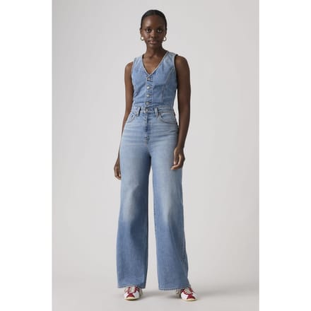Levi's Denim Wide Leg Lightweight Jumpsuit Größe: W25 | Jumpsuits Outlet | Damen
