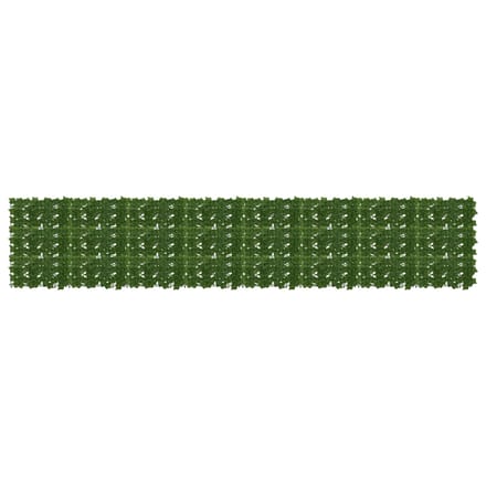 vidaXL - Balkonscherm - met - bladeren - Groen - 400 - x - 75 - cm
