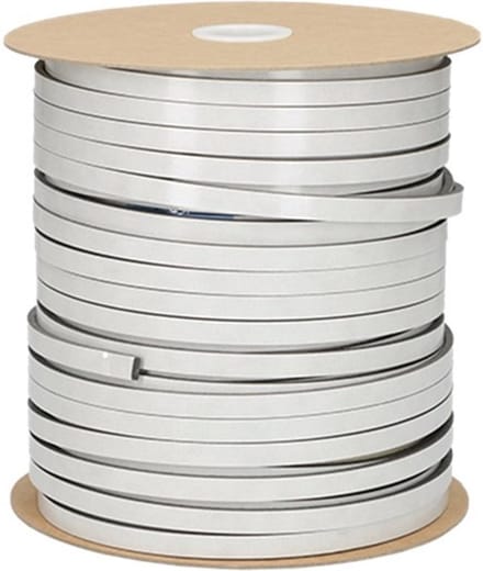 Cel-/Glasband 9X4Mm Pe Grijs Rol 100M