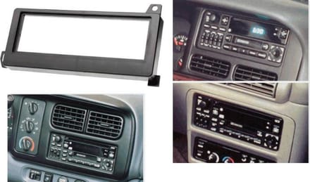 1-DIN frame AUTORADIO Kit chrysler / jeep / dodge 1980 -2000