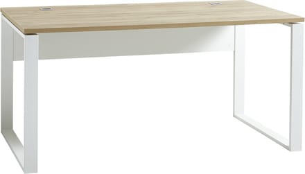 Bureau Kreta Eiken - Wit - 158x79cm - Hoogte 75 cm