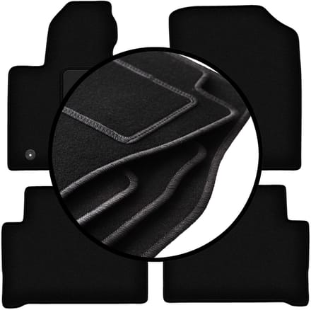 Complete set veloursmatten voor: Kia Sorento IV XL Hybrid SUV (2020-)