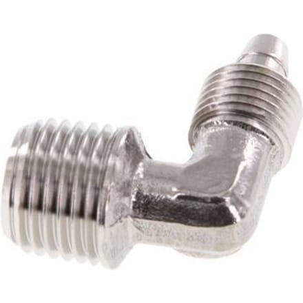 6x4 & R1/4'' RVS 1.4404 L-Opsteekkoppeling Buitendraad