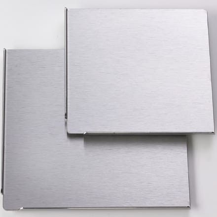 Boterhamplankje design inox : 16 x 16 cm