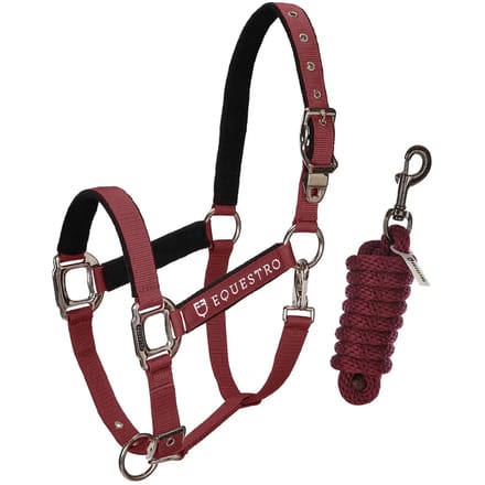 Halsband voor paarden met lengte Equestro Modello Shiny Fittings