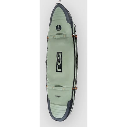 FCS Travel 2 Shortboard/Fish 6'7" Surfboard Tas grijs
