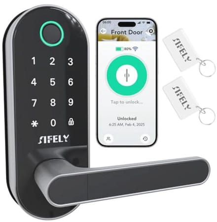 Ingebouwde WiFi Smart-Lock met Toetsenbord en Fingerprint