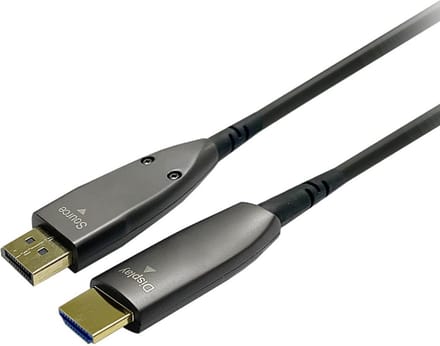Vivolink PRODPHDMIOP50 video kabel adapter 20 m DisplayPort HDMI Zwart