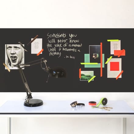 Krijtbord magneetbehang / premium - voor bordkrijt, krijtstift & multi potlood