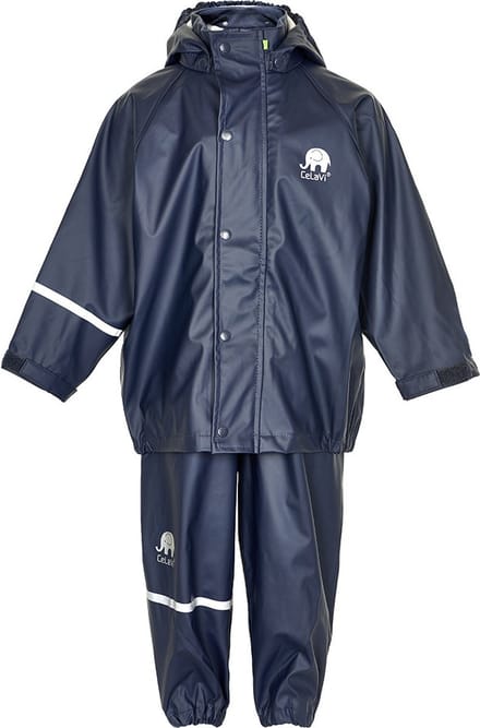 CeLavi Regenpak kinderen - Donker blauw - maat 80 (80-86cm)