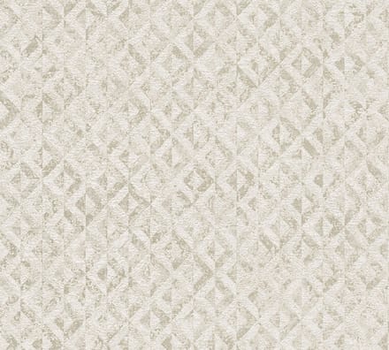 ABSTRACT BEHANG | Ruitjes - Wit Goud - A.S. Création Jade 2