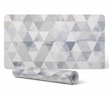 Decoratieve laptopmat met geometrisch camouflagepatroon, 100x50 cm