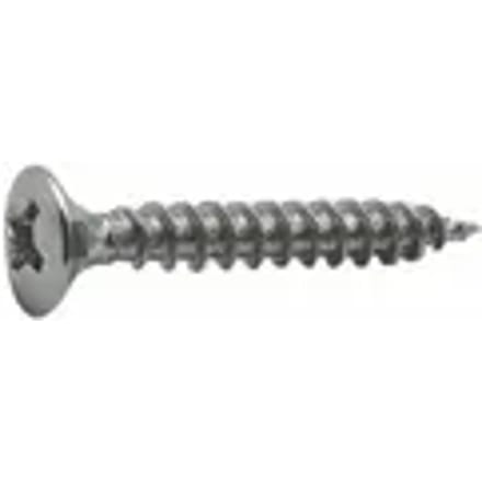 Sencys Universele Schroef Rvs Ronde Kop Pozi - 4x30mm - 10 Stuks