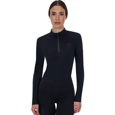 Dames longsleeve polo Equestro Ridertechnology