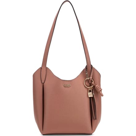 GUESS schoudertas Melody Bucket Rosewood oud roze
