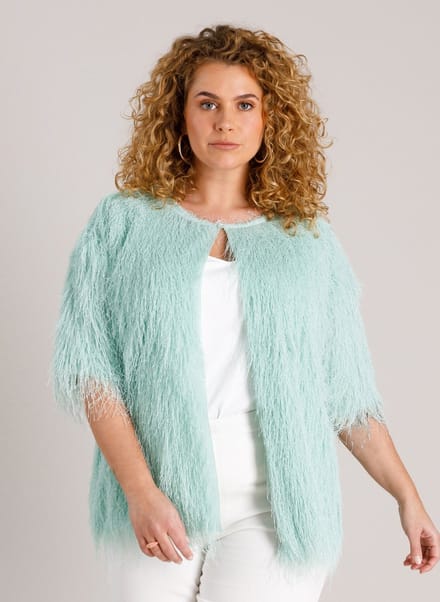 YEST CURVE Leandra Cover ups - Pastel Green - maat X-0(44)