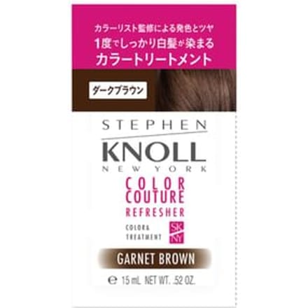 Kose - Stephen Knoll Color Couture Refresher Color Treatment 002 Garnet Brown - 15g Trial Pack