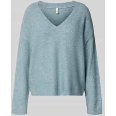 Regular fit gebreide pullover met pailletten, model 'ARIZONA'