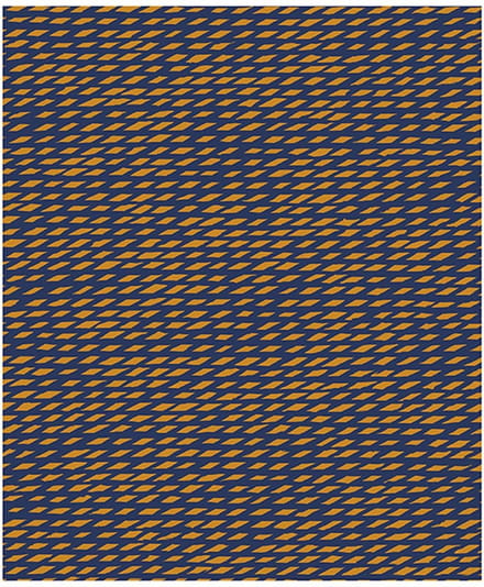 Present Time (Pt,) - Deken Oblique Lines - Polyester - Geel - 150x180cm