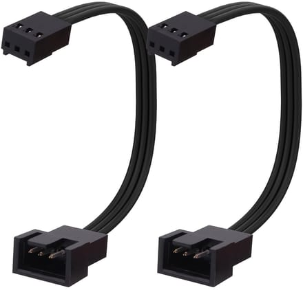4-Pin PWN naar 3-Pin Ventilator Adapter Kabel voor PC, CPU Koeling en Temperatuurregeling, Molex Plug voor Desktop Computer