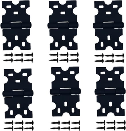 Scharnieren Set - Zwart Keukenkast Hardware Face Mount Voor Meubels Accessoires