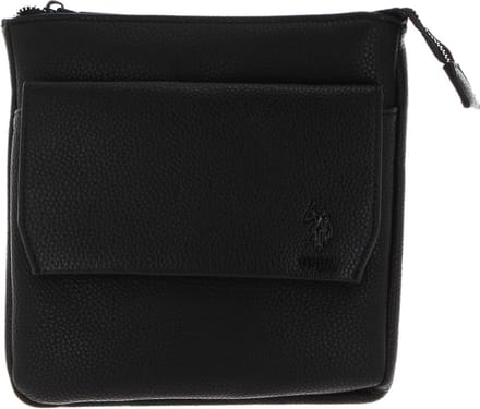 U.S. POLO ASSN. Schoudertas Seattle Flat Crossbody Black Zwart