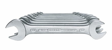 Gedore 6077540 Doppelmaulschlüsselsatz 10tlg 6-27mm DIN3110 Gedore Dubbele steeksleutelset 10-delig Sleutelbreedte (metrisch) 6 - 27 mm