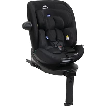 Siege-auto - CHICCO - EVERONE - Groupe 0/1/2/3 - I-Size - Pivotant - Inclinable - Réducteur - Noir