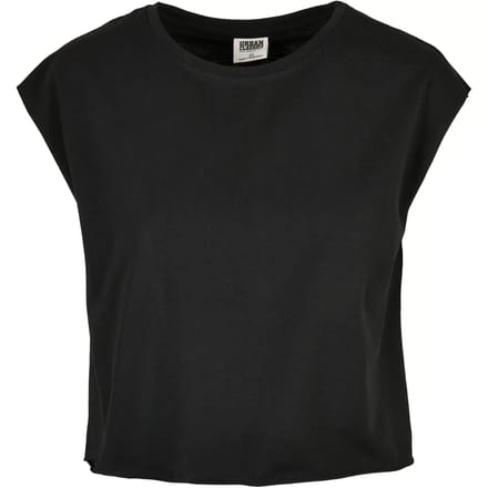 Urban Classics - Organic Short Top - S - Zwart