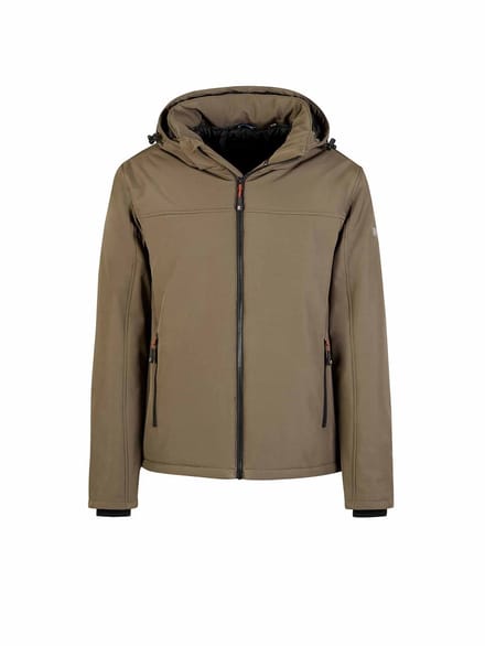 STØRVIK Bengt Softshell Winterjas Winddicht Gevoerd Heren - Maat S - Bruin