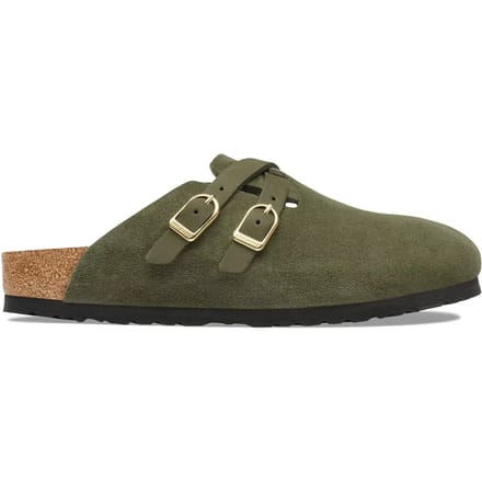 Leren damesklompen Birkenstock Blair Suede