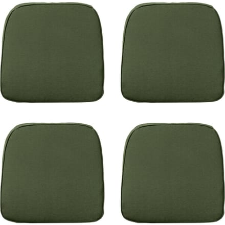Madison - Zitkussen Wicker Panama green - Ca. 48x48 cm - Set van 4