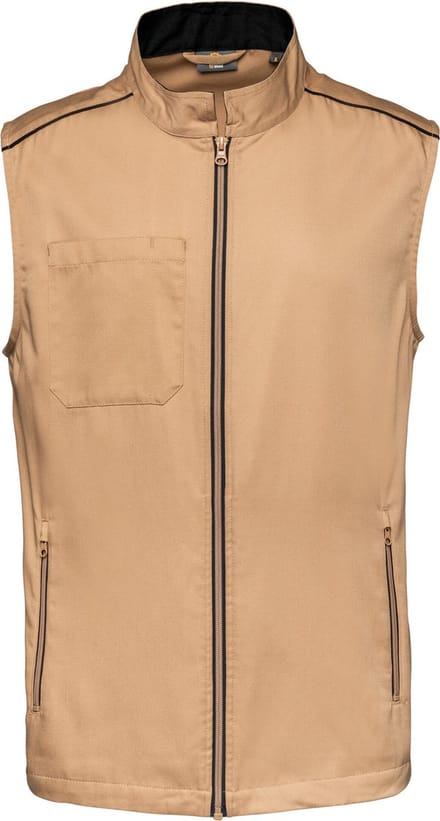 WK. Designed To Work Gilet Day To Day WK6148 - Camel / Black - M