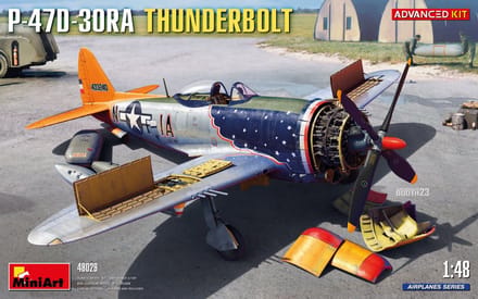MiniArt Modelbouwpakket Vliegtuigen - 48029 P-47D-30RA Thunderbolt Vliegtuig Plastic - 1:48 - Modelbouw