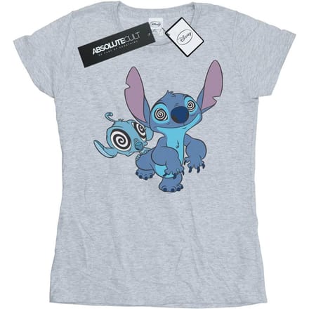 Disney Dames/Dames Lilo And Stitch Hypnotized Katoenen T-Shirt (Sportgrijs)