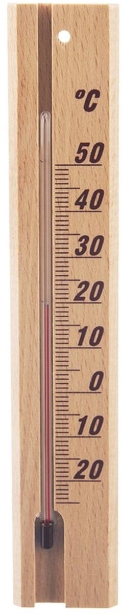 Orion - Houten Buitenthermometer - 20 cm - Klassiek Ontwerp - Milieu Vriendelijk