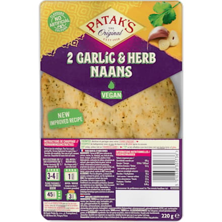 Naan knoflook en kruiden